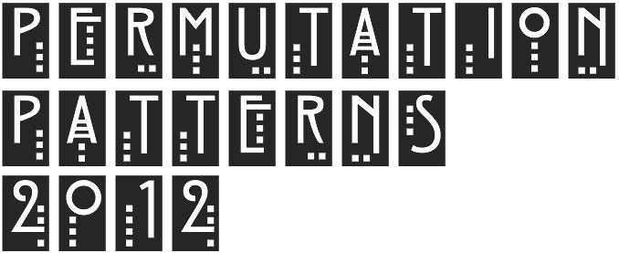 Permutation Patterns 2012